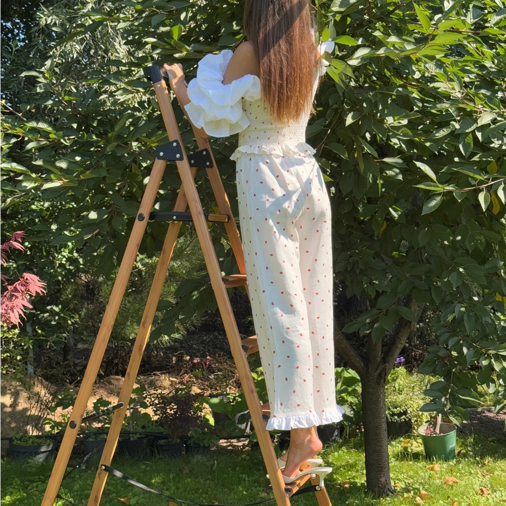 Sleeper Strawberry Printed Lounge Pants and Top